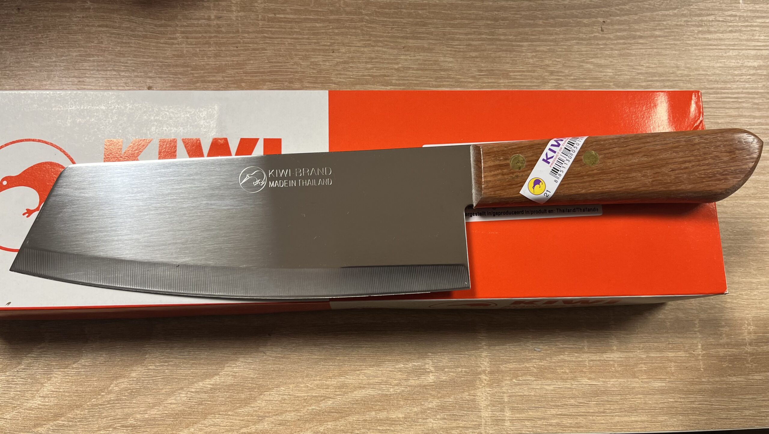 Nóż/tasak Santoku KIWI 19cm - obrazek 3