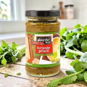 Kolendra siekana w oleju sojowym 100g Exotic Food