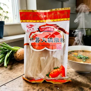 Makaron z batatów do Hot Potu szeroki 350g