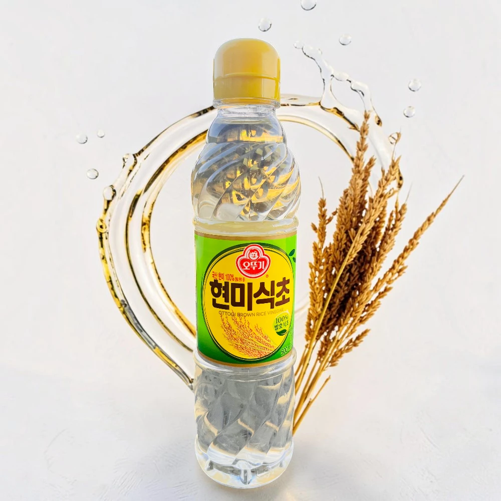 Ocet ryżowy z brązowego ryżu OTTOGI 500ml
