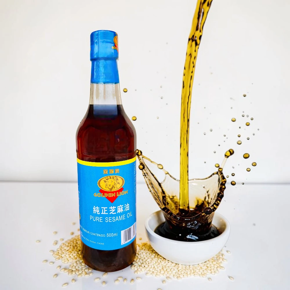 Olej sezamowy ciemny GOLDEN LION 500ml