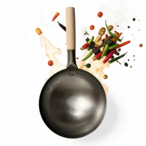 Patelnia wok ze stali węglowej 10cali (25cm)