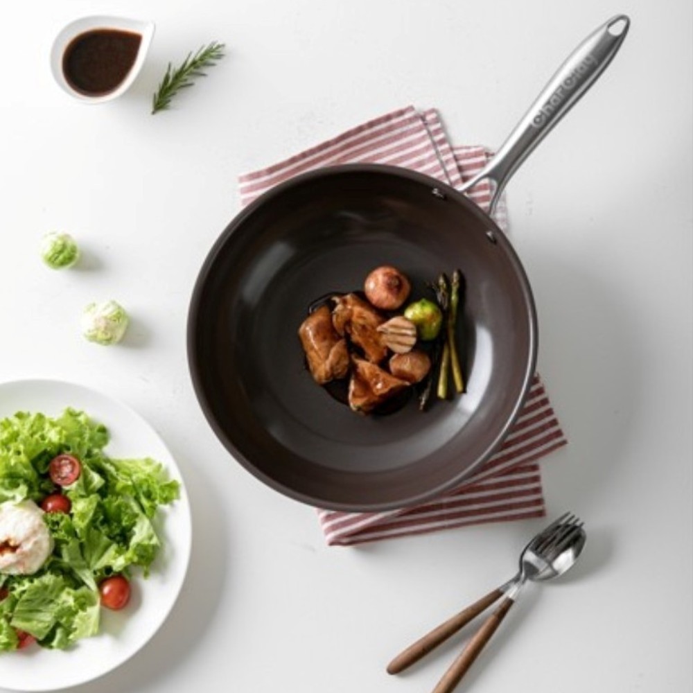 Wok z bio powłoką ceramiczną Orient Cook 28cm Indukcja! - obrazek 4