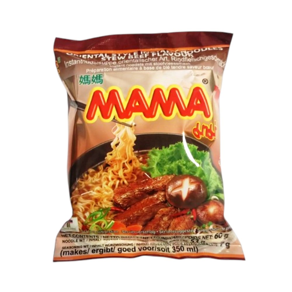 Zupka wołowa z makaronem ryżowym MAMA 55g