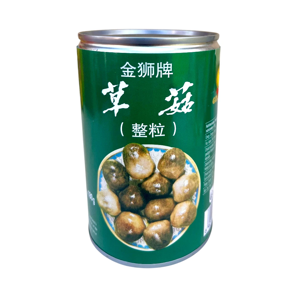 Grzyby słomiane (straw mushrooms) 425g Golden Lion - obrazek 2