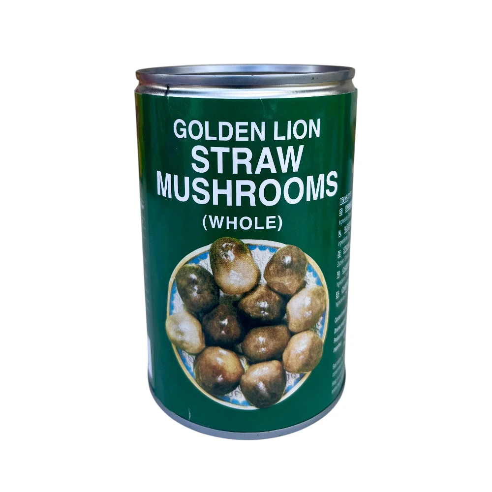 Grzyby słomiane (straw mushrooms) 425g Golden Lion - obrazek 3