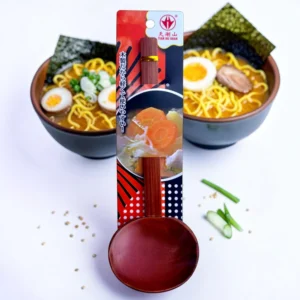 Łyżka do zupy Ramen bambusowa