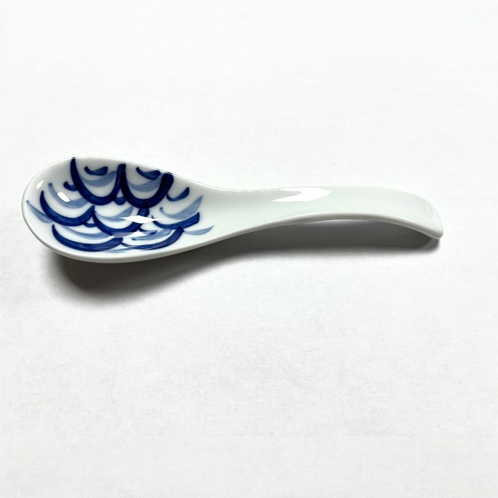 Łyżka porcelanowa do zup azjatyckich 14cm