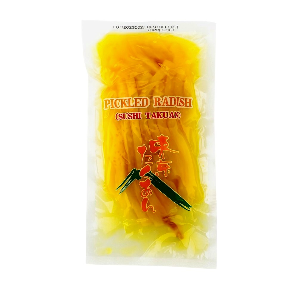 Rzodkiew do sushi paski Oshinko Takuan 350g - obrazek 2
