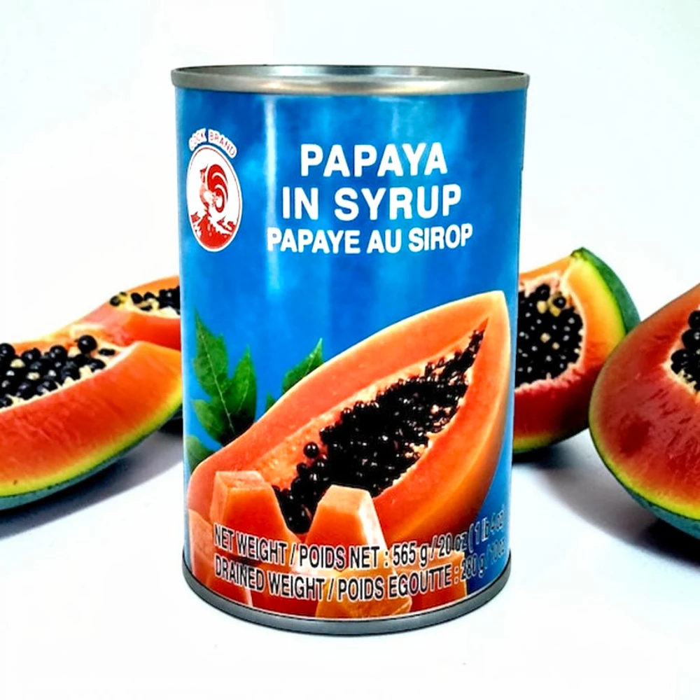 Papaya w syropie 565g Cock DO DESERÓW!