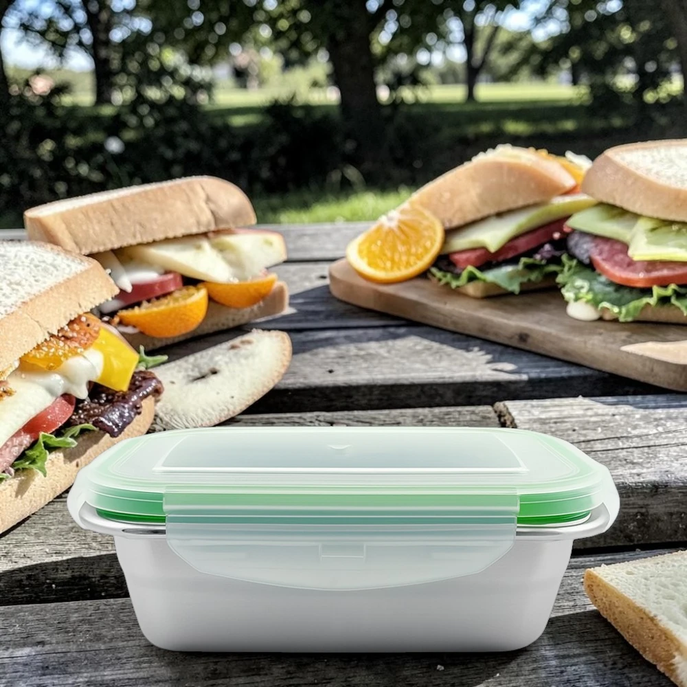 Pojemnik na żywność 850ml (stal nierdzewna) lunch box
