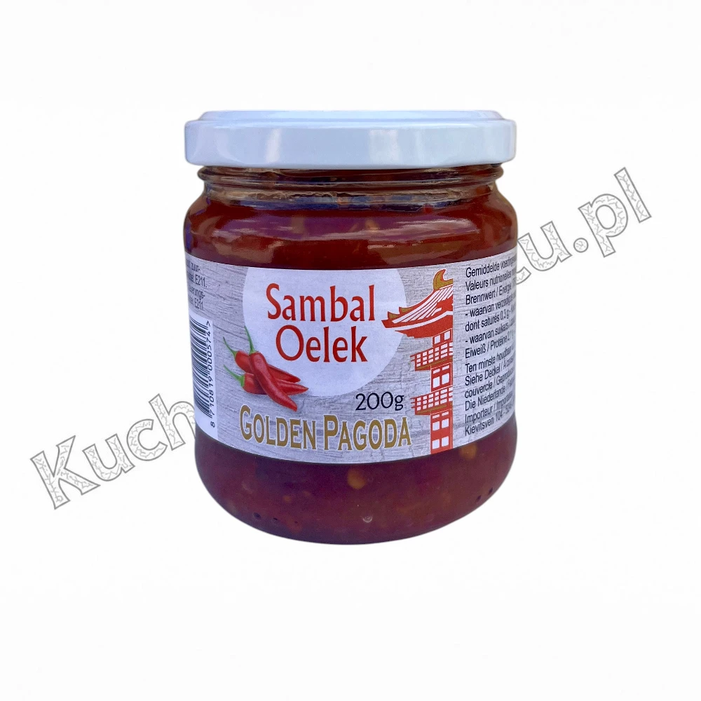 Sos chili Sambal Oelek Golden Pagoda 200g - obrazek 2