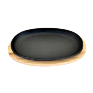 Gorący talerz żeliwny owalny