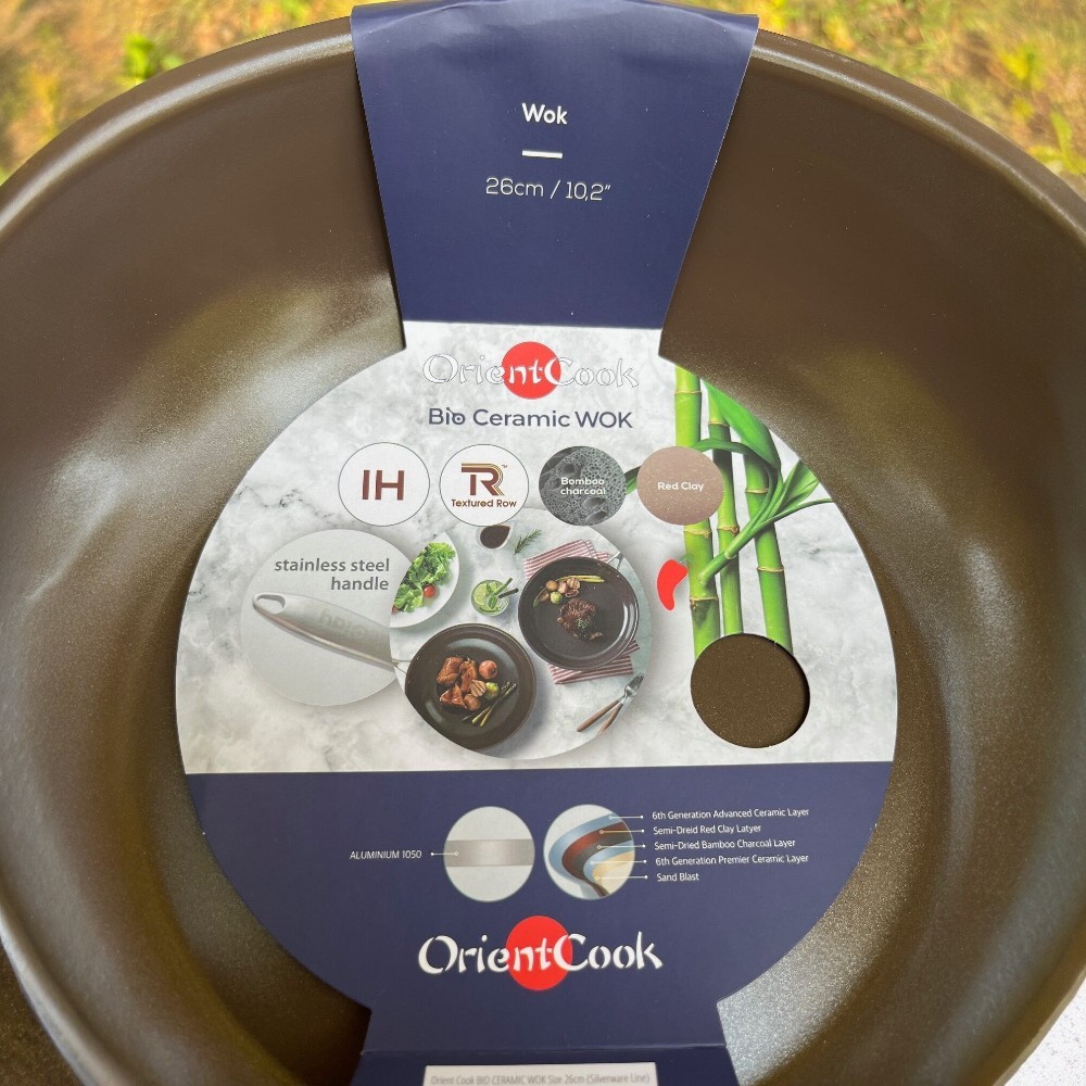 Wok z bio powłoką ceramiczną Orient Cook 26cm Indukcja! - obrazek 2