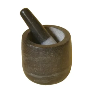 Moździerz kamienny granitowy 11cm WYSOKI