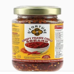 Chrupiące krewetki w oleju z chili 180g D'Fortune