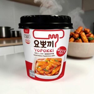 Yopokki koreańskie kluski ryżowe w sosie słodko-ostrym 140g Wyprzedaż! -30%