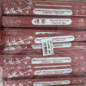 Pałeczki bambusowe JAPOŃSKIE 100 par