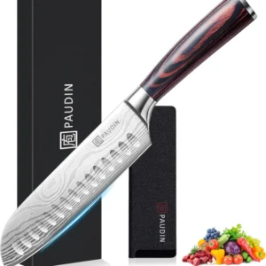 Nóż szefa Santoku 17cm PAUDIN N5