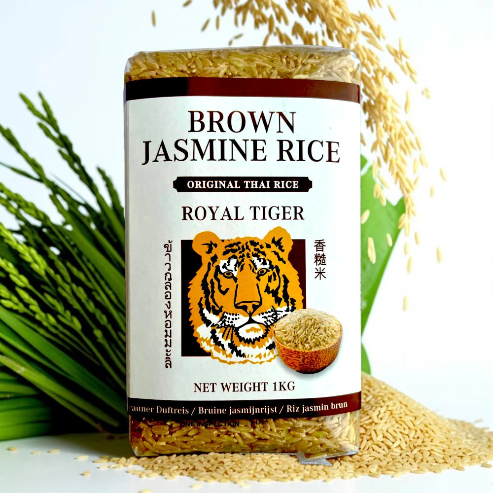 Ryż jaśminowy brązowy Royal Tiger 1kg